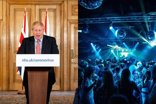 UK PM Boris Johnson Discusses Reopening of Clubs