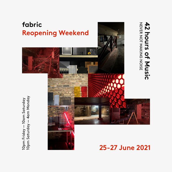 Fabric London Will Return on June 25 with 42h Reopening Weekend