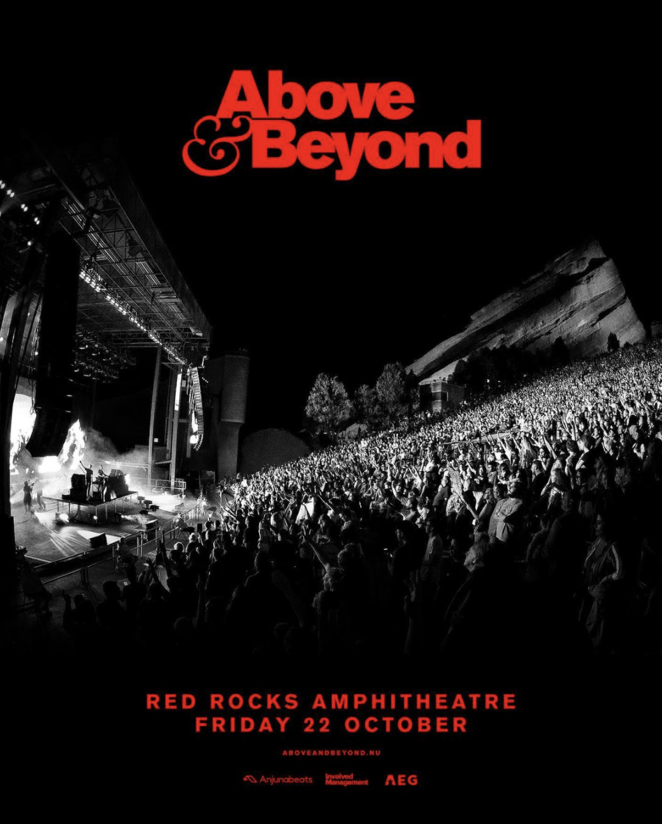 Above & Beyond To Perform at Red Rocks on October 22