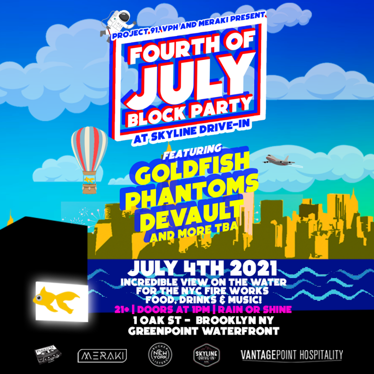 Project 91 Announces NYC Block Party with GoldFish, Phantoms, and Devault
