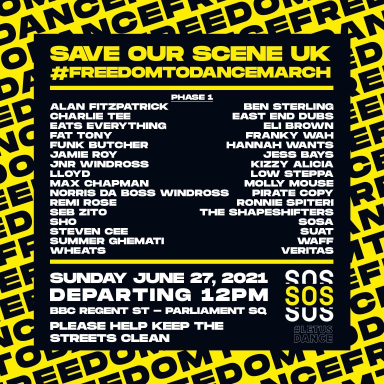 UK Artists Plan #FREEDOMTODANCE Demonstration Against Lockdowns