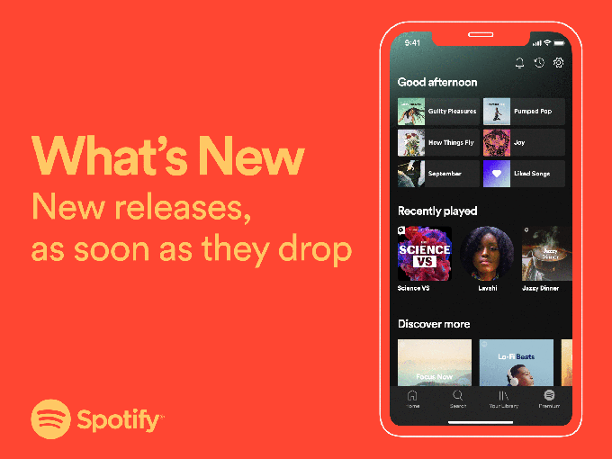 Spotify Adds Personalized What S New Feed To App Edmtunes