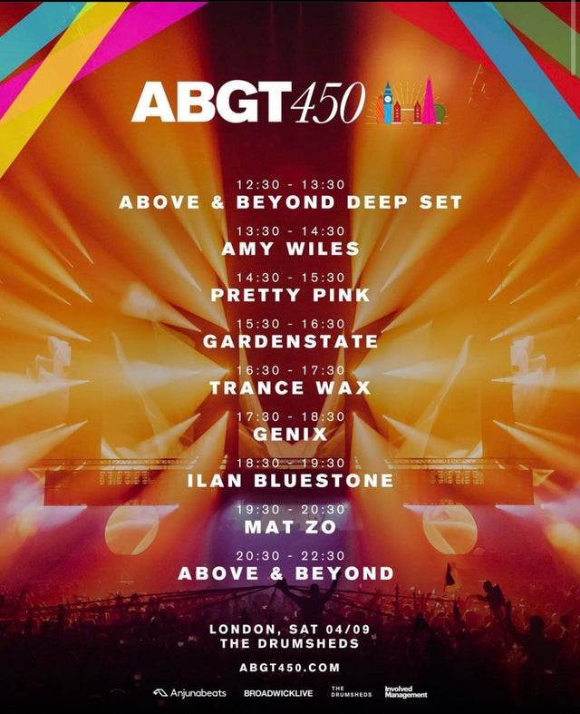 ABGT 450 Set Times Are Here! - EDMTunes