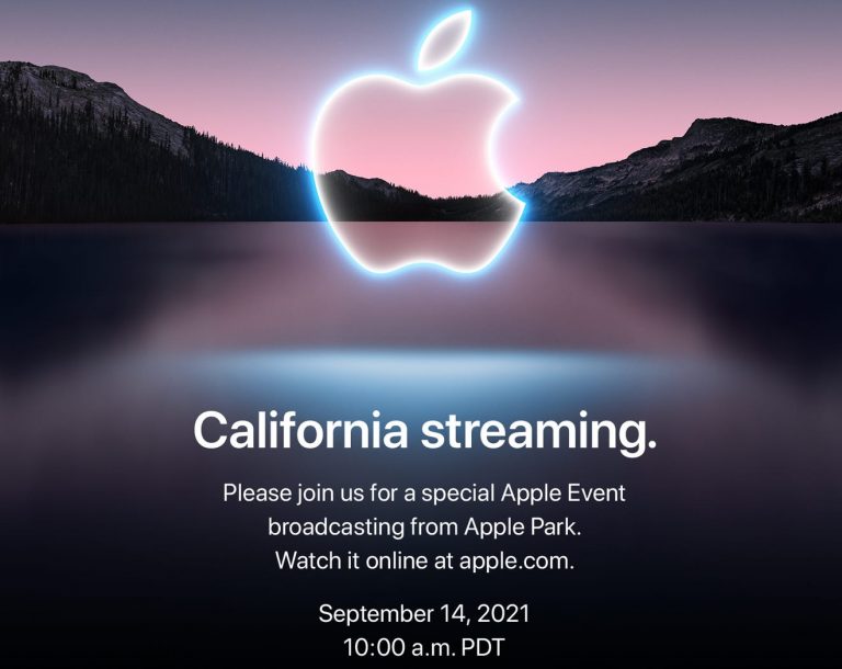 Apple’s iPhone 13 Event “California Streaming” is Sept. 14