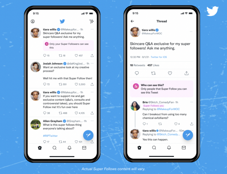 Twitter Introduces New Feature, Super Follows
