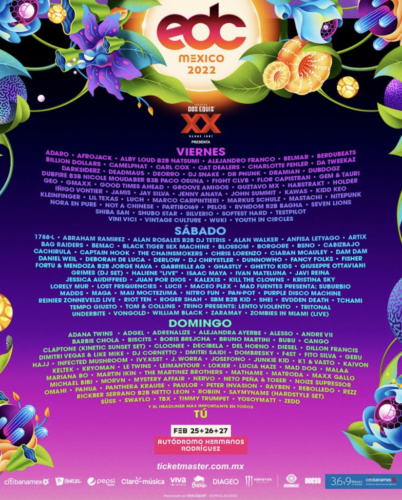 EDC Mexico rattles off 2022 lineup featuring Alesso, DJ Snake, Zedd, and many moreScreen Shot 2021 10 27 At 11.26.55 AM