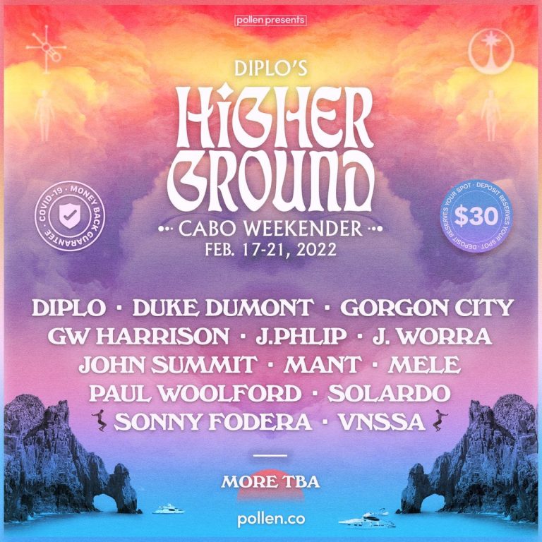 Pollen’s Diplo Higher Ground Cabo Weekender Moves to November
