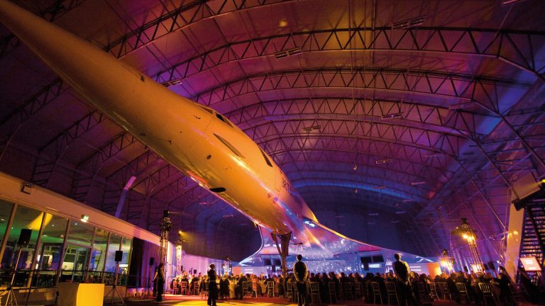 Party Underneath The Wings Of A Jet At Club Concorde
