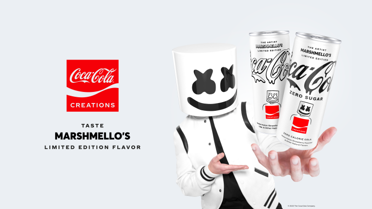 Marshmello and Coca-Cola Collab For Special Edition Drink