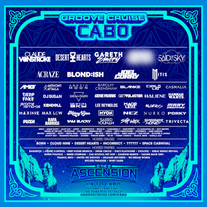 groove cruise 2022 set times