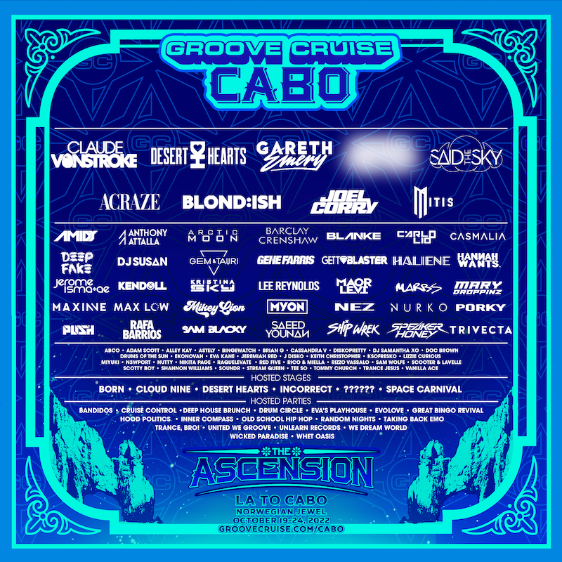 Groove Cruise Cabo Lineup