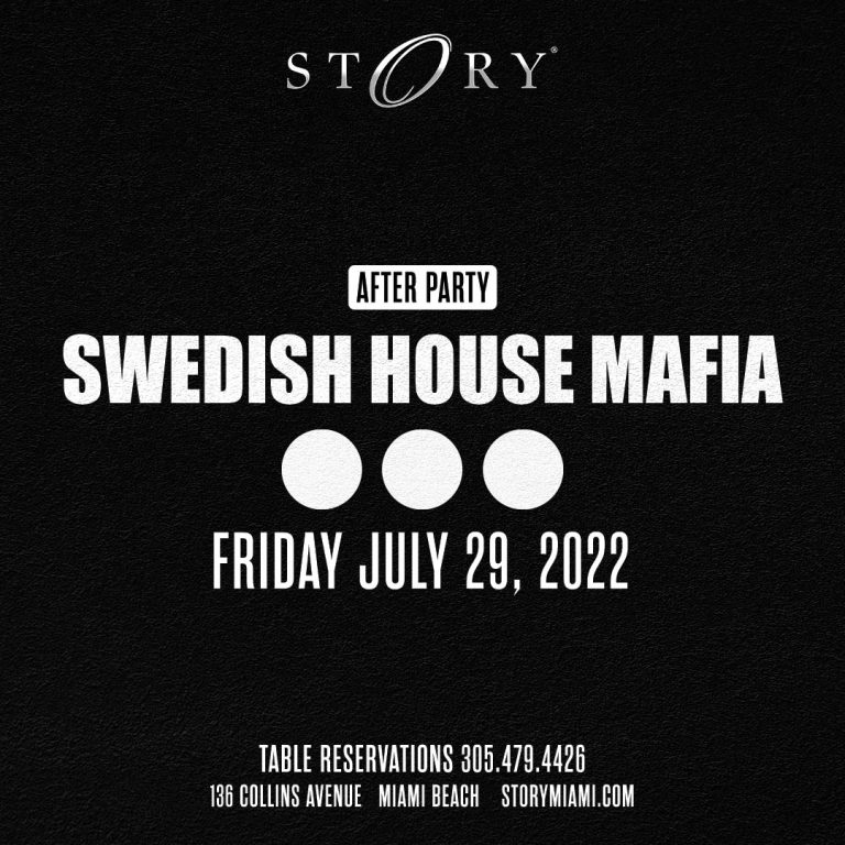 For The First Time Ever: Iconic Nightclub: STORY, to Host Official Afterparty for Swedish House Mafia’s ‘Paradise Again’ Tour on July 29th.