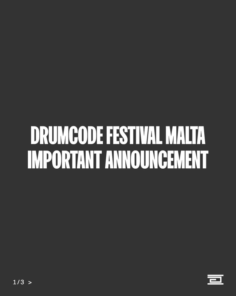 Drumcode Calls Out Pollen After Malta Festival Forced to Cancel