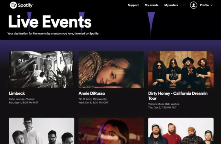 Spotify Is Now Selling Concert Tickets on the Platform