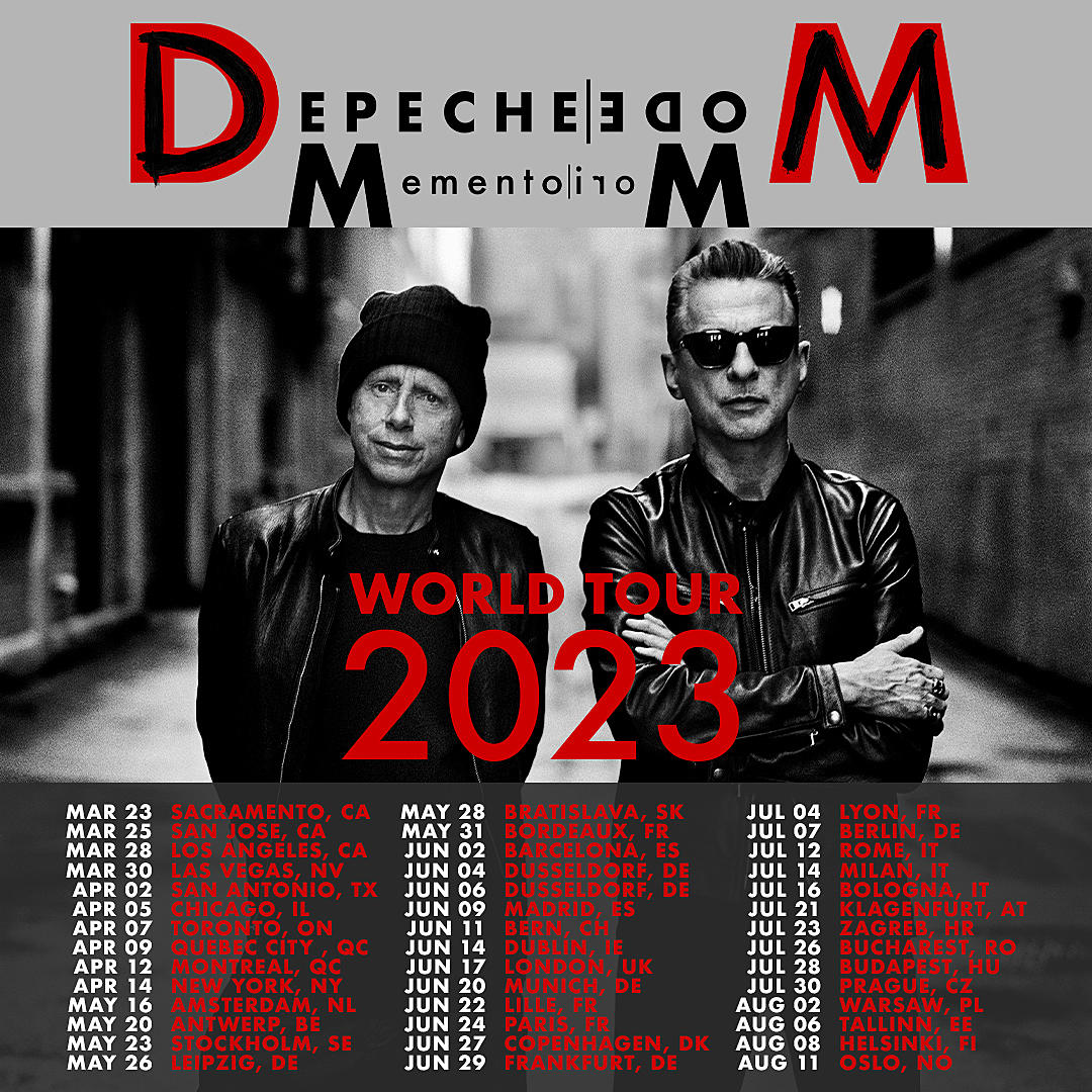 depeche mode tour list