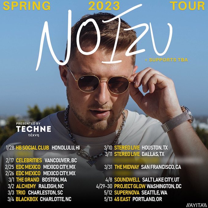 Noizu Announces Spring 2023 Tour