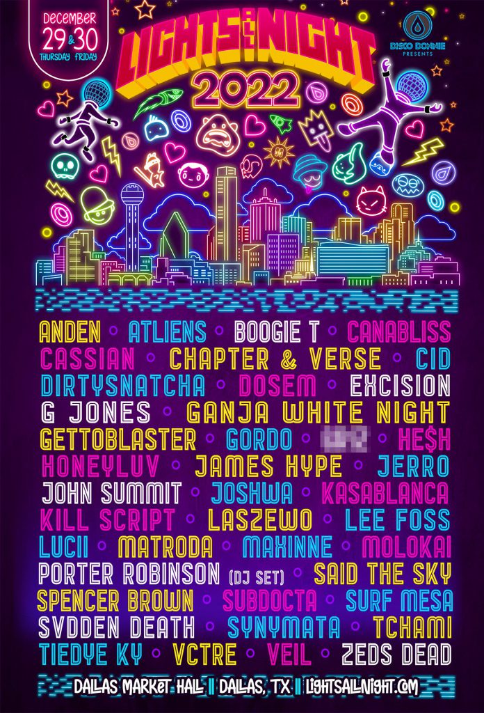 2022-2023 Dallas NYE Lights All Night’s Lineup is Here