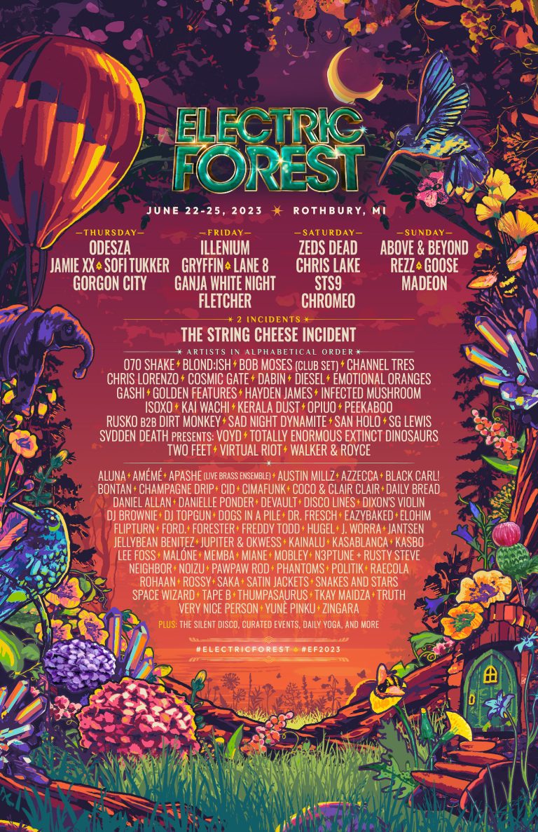 Electric Forest Adds 30 New Artists to 2023 Lineup