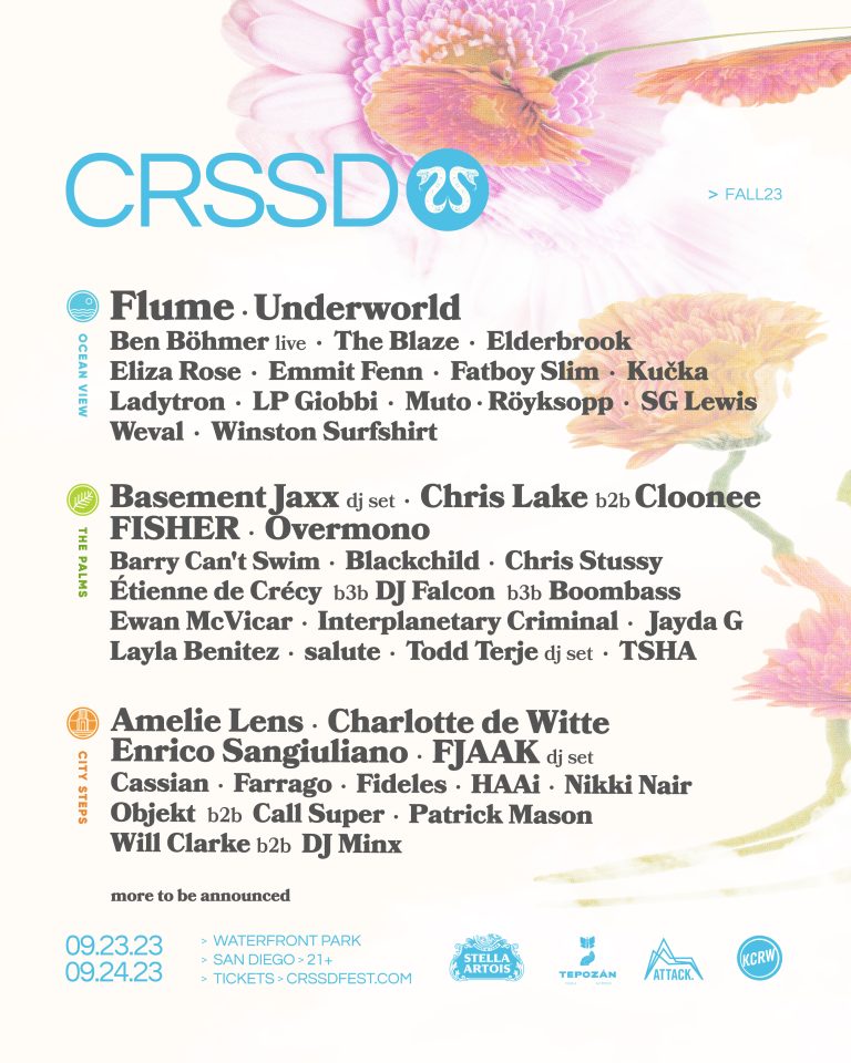 CRSSD Festival Returns with One of Its Most Eclectic Lineups for Fall 2023