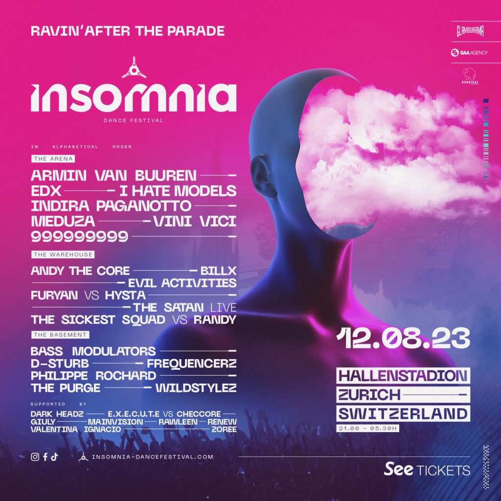 EDX Exclusive Interview Insomnia Dance Festival Lineup Poster