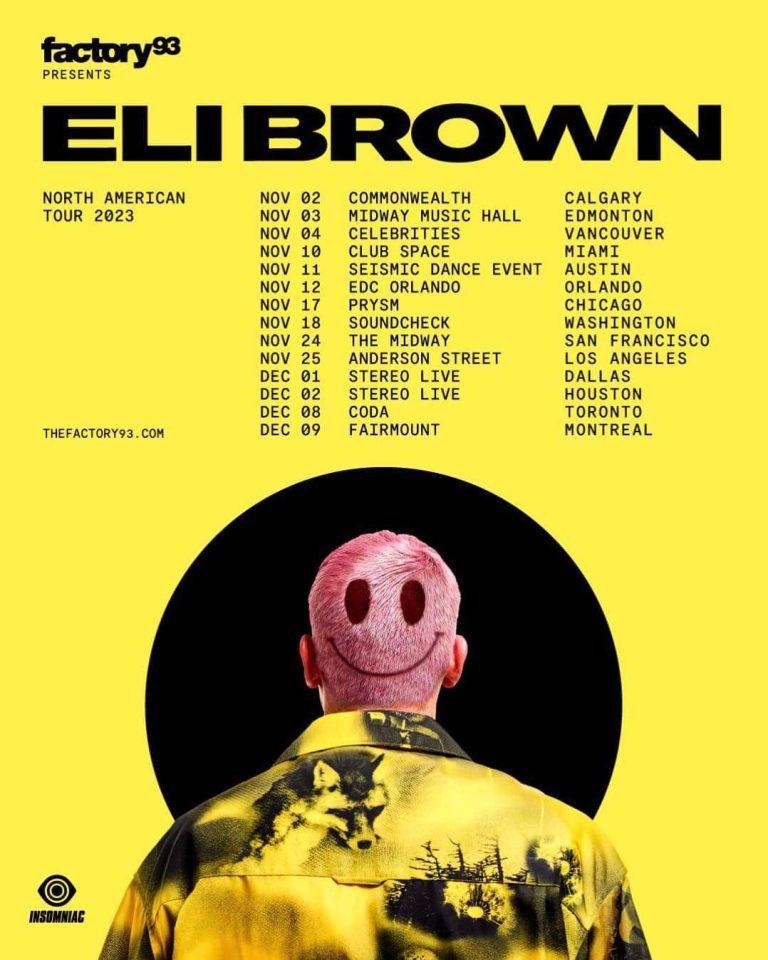 Eli Brown & Factory 93 Announce Exciting North American Tour