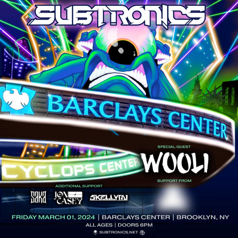 Subtronics Announces Massive Show at Barclays Center; Tickets On-Sale Tomorrow