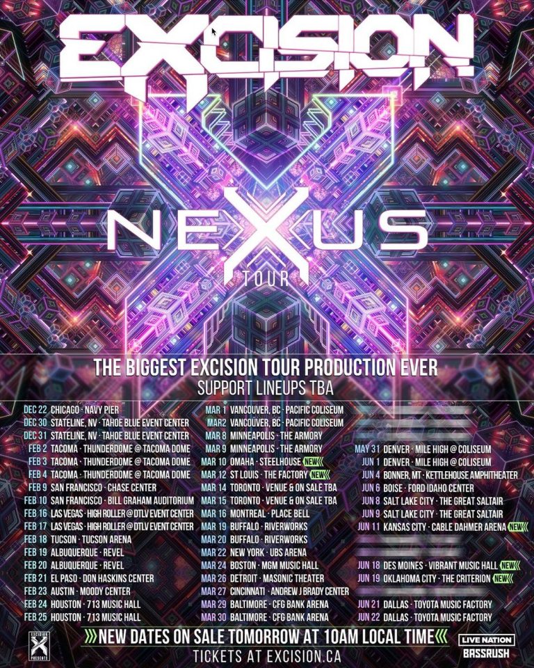 5 Additional Stops Added to Excision’s Nexus Tour