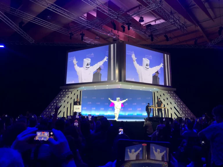 Activists Troll Web Summit As Fake Marshmello Presents Fake Cryptocurrency