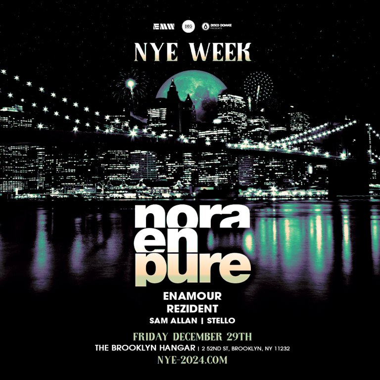 Nora En Pure and Enamour Will Light Up The Brooklyn Hangar