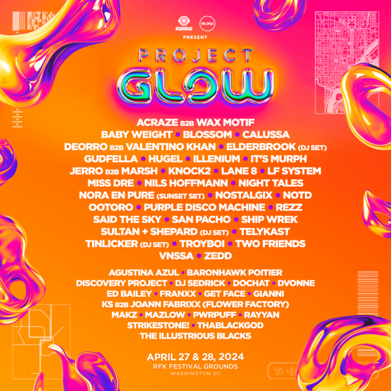 Project Glow Announces Massive Line Up For Washington DC This Spring