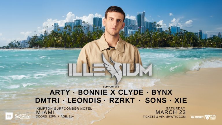 Illenium Announces his Pool Party During Miami Music Week (MMW)