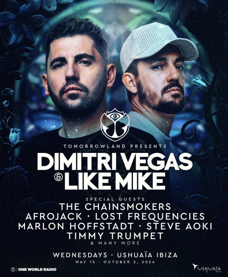 Tomorrowland Presents Dimitri Vegas & Like Mike At Ushuaïa Ibiza This Summer