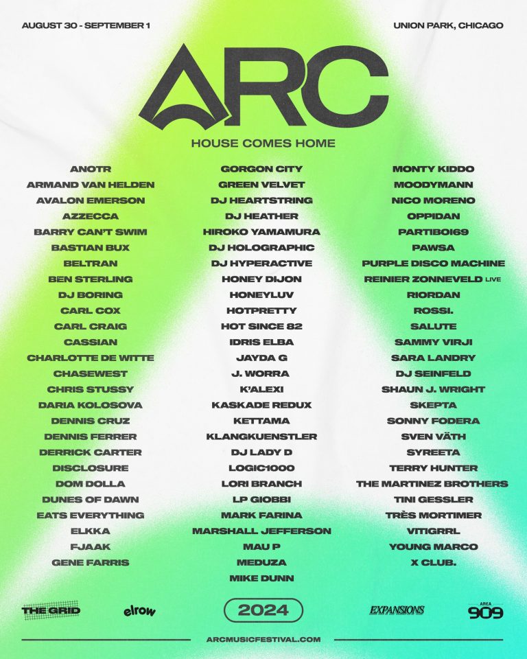 ARC Music Festival Releases 2024 Lineup, Along with Stunning B2B List