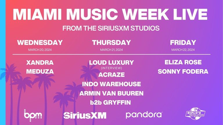 SiriusXM Hosting Armin van Buuren B2B Gryffin & More in Miami