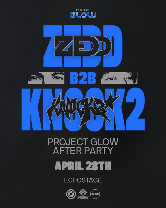 Zedd & Knock2 Announce Surprise B2B for Project Glow Festival After Party