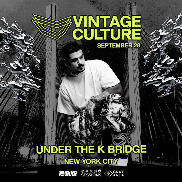 Vintage Culture Plans Extended Set Under a Bridge in Brooklyn