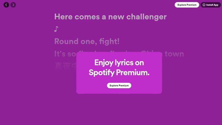 Spotify Moves Lyrics To Premium Subscription Features