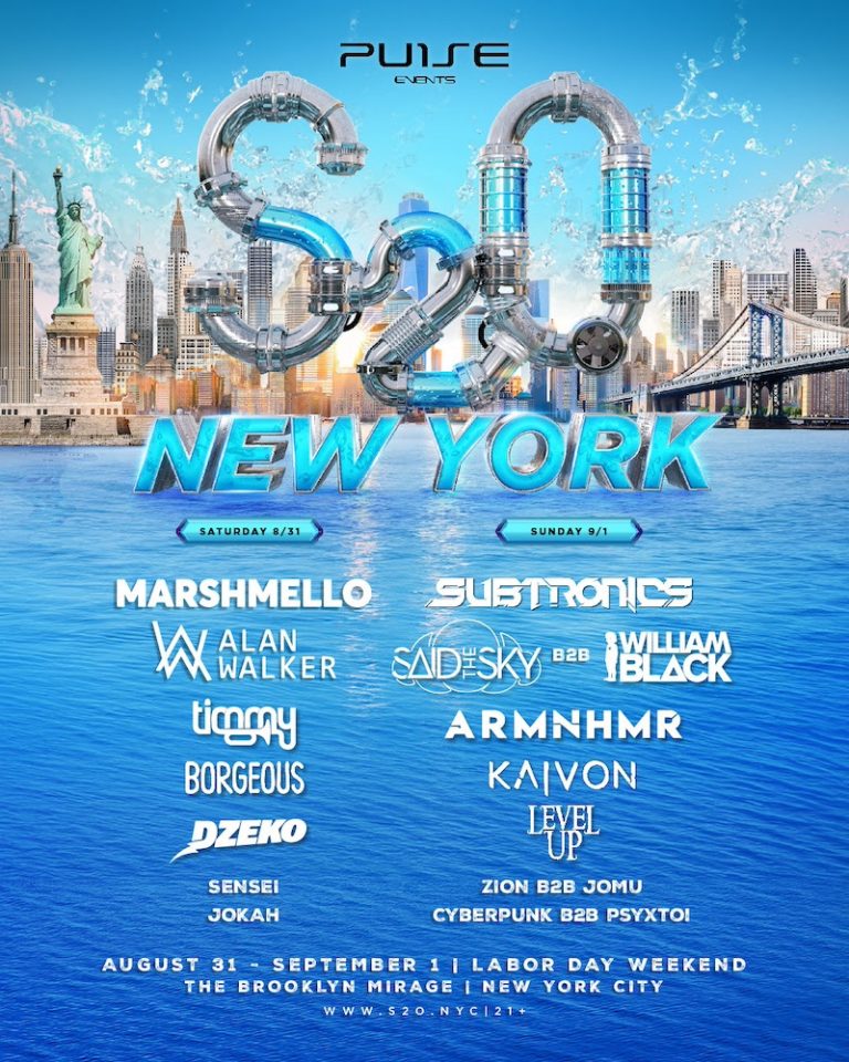 Pulse Events Announces U.S. Debut of S2O Festival, The World’s Wettest Party in NYC