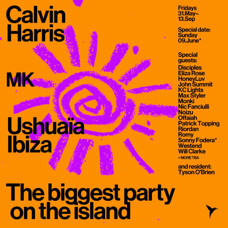 Calvin Harris Reignites Ushuaïa Ibiza Residency