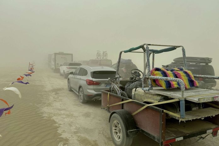 Burning Man Dust Storm