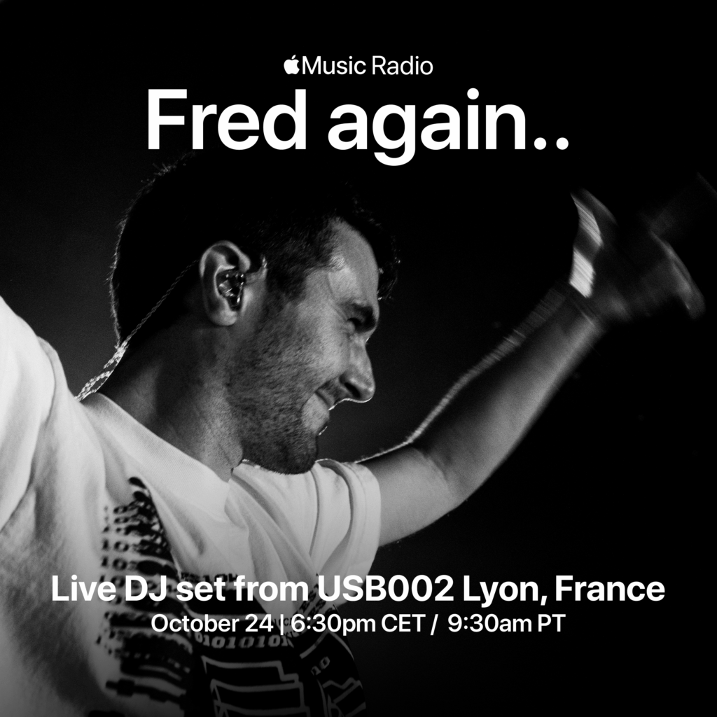Fred again.. Apple Music Live DJ Set Lyon, France