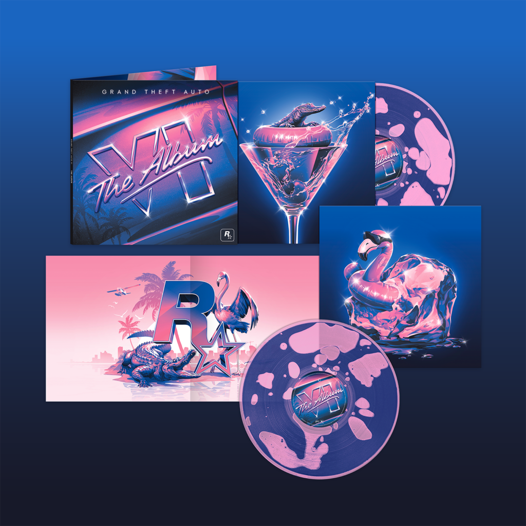 Rockstart Games GTA VI Vinyl and CD
